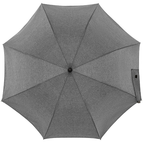 Зонт-трость rainVestment, светло-серый меланж - рис 2.