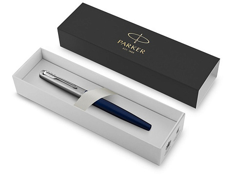 Ручка-роллер Parker (Паркер) Jotter Core T63 Royal Blue CT M F.BLK - рис 2.