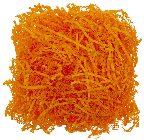 Бумажный наполнитель Chip, оранжевый неон - рис 2.