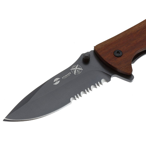 Складной нож Stinger 632ZW, эбеновое дерево - рис 5.