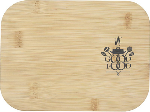 Roby Стеклянный контейнер для завтрака с бамбуковой крышкой - Natural / прозрачный - рис 5.