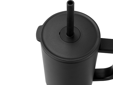 Brady термостакан с силиконовой трубочкой, 900 мл, сертифицированный согласно RCS- Черный - рис 4.