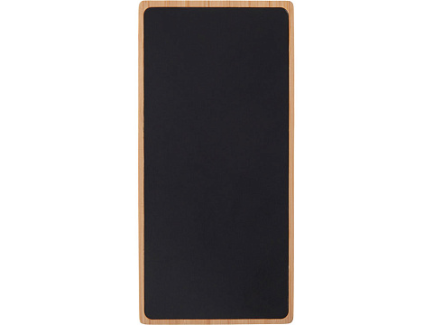 Внешний аккумулятор с подсветкой лого и солнечной панелью Reedia S1, 10000 mAh, бамбук, черный - рис 2.