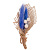 Букет сухоцветов Adorno, синий - миниатюра