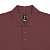 Рубашка поло мужская Spring 210, бордовая - миниатюра - рис 4.