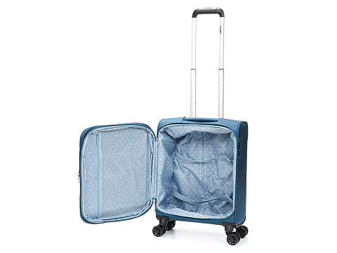 Чемодан TORBER ВИВИ, синий, полиэстер, 39 х 20 х 54 см, 36 л - рис 6.