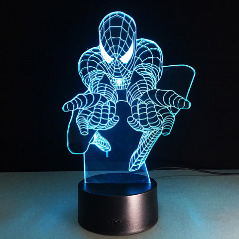 3D лампа Человек Паук - рис 5.