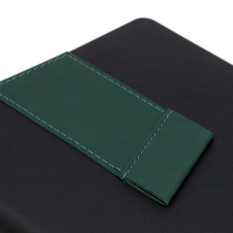 Ежедневник Bookmark, недатированный, черный с зеленым - рис 6.