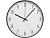 Пластиковые настенные часы  диаметр 30 см Carte blanche, белый - миниатюра - рис 2.