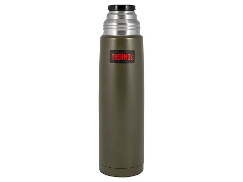 Термос из нерж. стали тм THERMOS FBB-1000AG 1L, зеленый - рис 2.