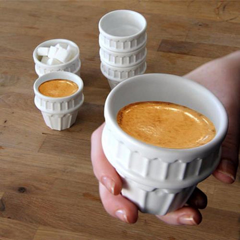 Набор чашек для кофе Пизанская башня - рис 3.