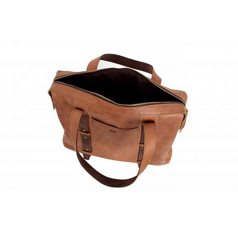 Кожаная сумка для ноутбука Business (коричневая) - рис 2.