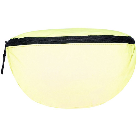 Поясная сумка Manifest Color из светоотражающей ткани, неон-желтая - рис 4.