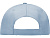 Бейсболка Poly 5-ти панельная 120гр, небесно-голубой - миниатюра - рис 4.