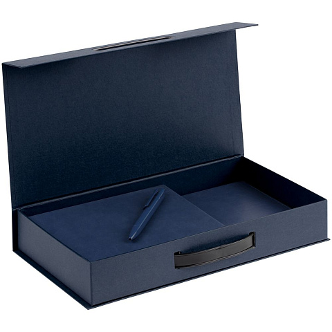 Коробка с ручкой Platt, синяя - рис 4.