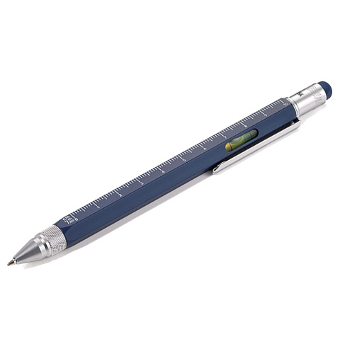 Ручка шариковая Construction, мультиинструмент, синяя - рис 2.