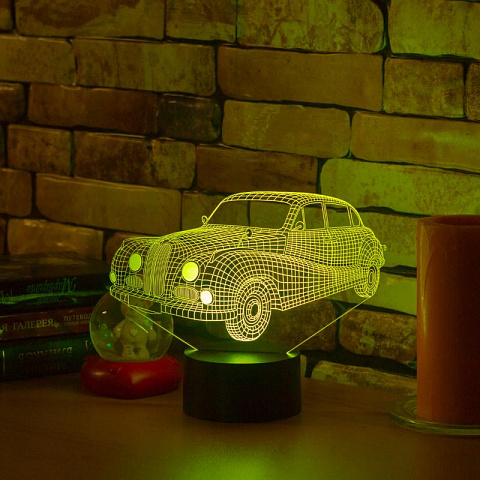 3D светильник Ретро Авто - рис 3.
