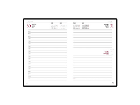 Ежедневник А5 датированный Velvet 2026, оранжевый - рис 2.