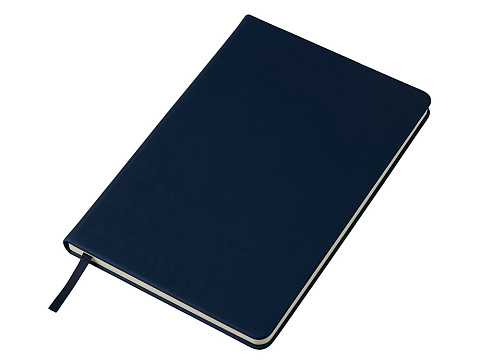 Бизнес-блокнот С3 софт-тач с магнитом, твердая обложка, 96 листов, темно-синий - рис 2.