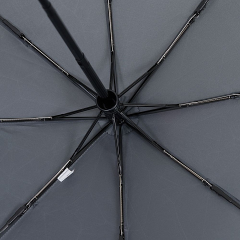 Зонт складной Brellix, серый - рис 4.