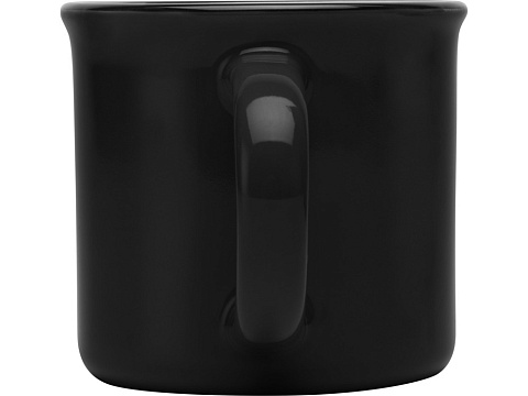 Bari керамическая кружка объемом 240 мл, сплошной черный - рис 3.