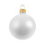 Елочный шар Gala Matt в коробке, 6 см, белый - миниатюра - рис 2.