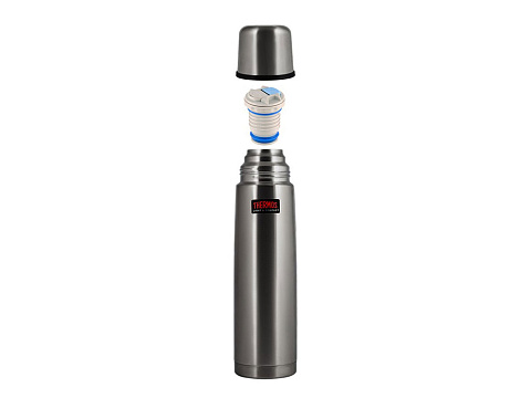 Термос из нерж. стали тм THERMOS FBB-1000GR 1.0L, серебристый - рис 3.