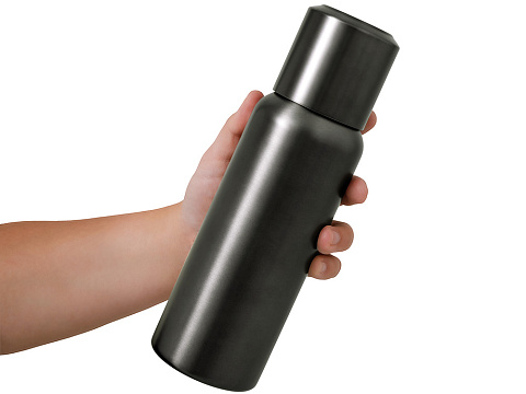 Вакуумный термос c магнитной крышкой Magne, 500 мл, темно-серый - рис 11.