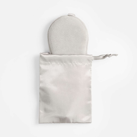 Двухстороняя маска для сна Veluto, серая - рис 4.