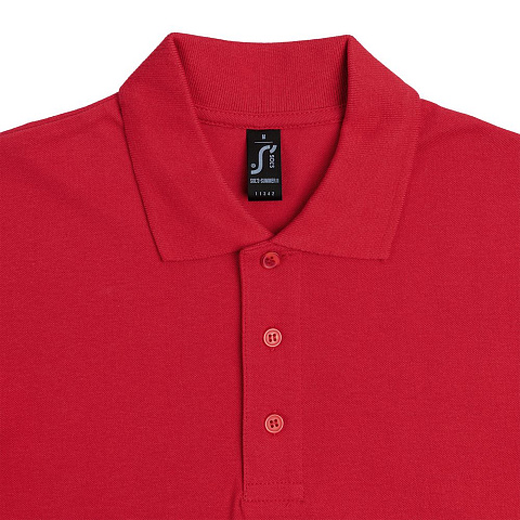 Рубашка поло мужская Summer 170, красная - рис 4.