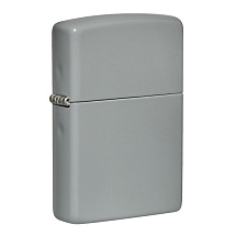 Зажигалка ZIPPO Classic с покрытием Flat Grey, латунь/сталь, серая, глянцевая, 38x13x57 мм