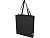 Madras эко- сумка с ластовицей из переработанного хлопка, сертифицированного согласно GRS, плотностью 140 г/м² - сплошной черный - миниатюра
