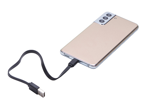 Кабель USB 2.0 A - USB Type-C, черный - рис 4.