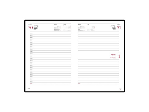 Ежедневник А5 датированный Leader 2026, зеленый - рис 2.