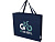 Odessa большая эко-сумка из переработанного хлопка, сертифицированного согласно GRS, плотностью 220 г/м² - Темно - синий - миниатюра - рис 6.