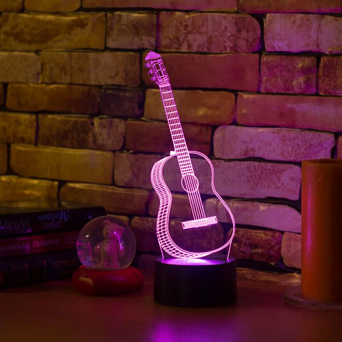 3D лампа Гитара - рис 6.