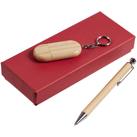 Подарочный набор Эко (флешка и ручка) - рис 2.