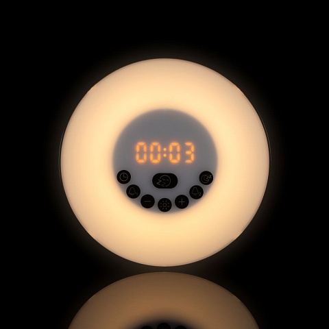 Лампа-колонка со световым будильником dreamTime, ver.2, черная - рис 17.