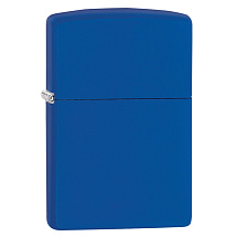 Зажигалка ZIPPO Classic с покрытием Royal Blue Matte, латунь/сталь, синяя, матовая, 38x13x57 мм