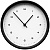 Часы настенные Flash, белые с черным - миниатюра - рис 2.
