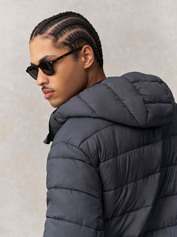 Куртка-парка унисекс Reverse, темно-синяя - рис 16.