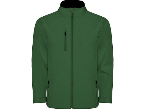 Куртка софтшелл Nebraska мужская, бутылочный зеленый