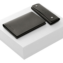 Подарочный набор Long River: обложка для паспорта, ключница, белая коробка