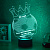 3D светильник Мяч с короной Поздравительный - миниатюра - рис 4.
