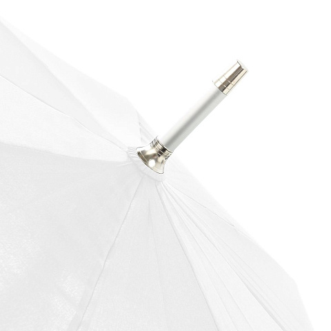Зонт-трость Alu Golf AC, белый - рис 3.