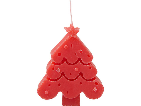 Свеча Елочка, красный - рис 2.