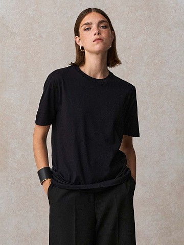 Футболка унисекс Lyam, молочно-белая - рис 8.