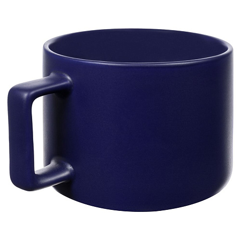 Чашка Jumbo, матовая, синяя - рис 3.