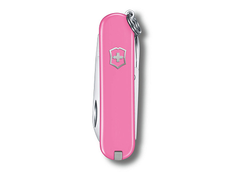 Нож-брелок VICTORINOX Classic SD Colors "Cherry Blossom", 58 мм, 7 функций, розовый - рис 2.