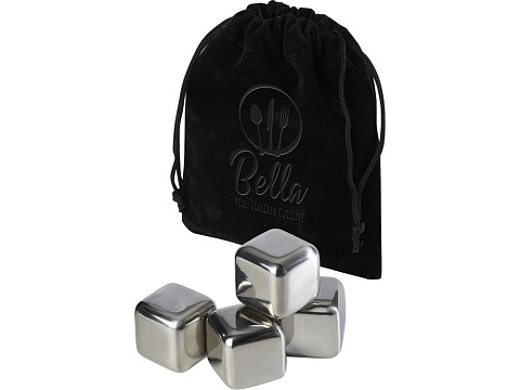 Froz набор кубиков для охлаждения из нержавеющей стали - сплошной черный / Серебряный - рис 4.